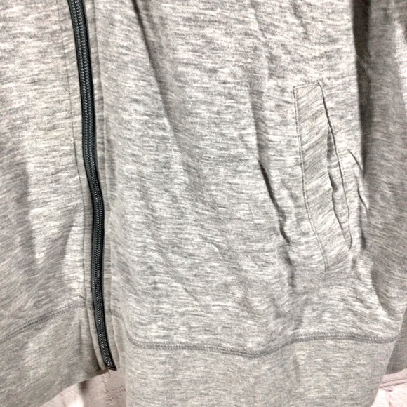 Old Navy Gray Full Zip Lightweight Hoodie with Pockets Size XL - Picture 3 of 4